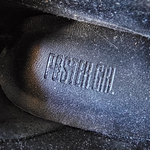 Poster GRL Boho Grunge Embroidered Rose Heels Boots, size 6 - Picture 9 of 9